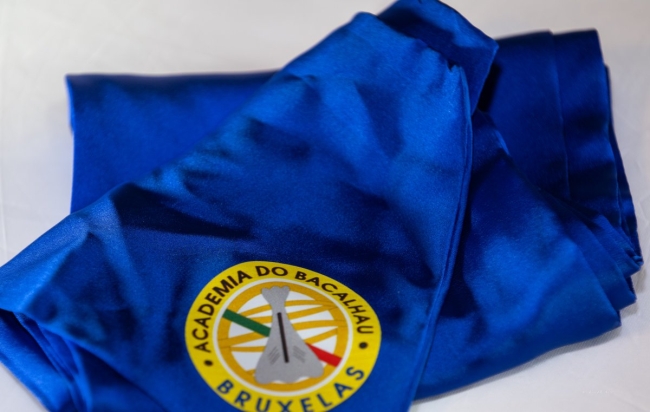 Lenço seda  da Academia do Bacalhau